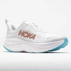 HOKA Skyflow Women's Frost/Rose Gold -Holabird Sports 041692 5