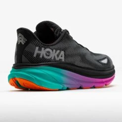 HOKA Clifton 9 GTX Men's Black/Electric Aqua -Holabird Sports 041723 6