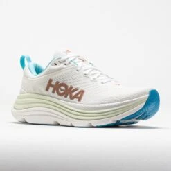 HOKA Gaviota 5 Women's Frost/Rose Gold -Holabird Sports 041733 5