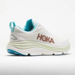 HOKA Gaviota 5 Women's Frost/Rose Gold -Holabird Sports 041733 6