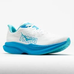 HOKA Mach 6 Men's White/Skyward Blue 10 HOKA Mach 6 Men's White/Skyward Blue -Holabird Sports 042183 5
