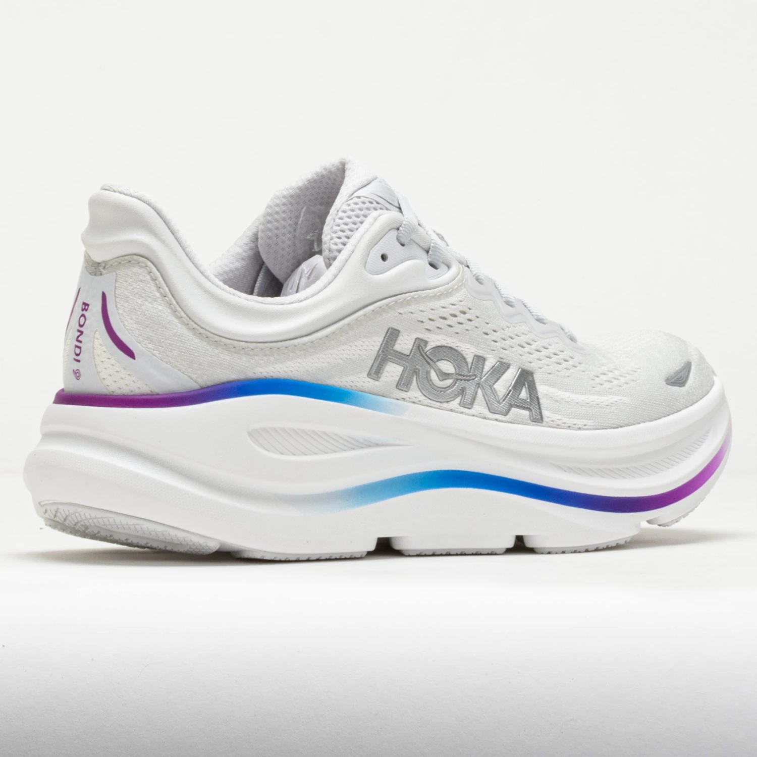 HOKA Bondi 9 Women's Cosmic Grey/White 6 HOKA Bondi 9 Women's Cosmic Grey/White - Image 6