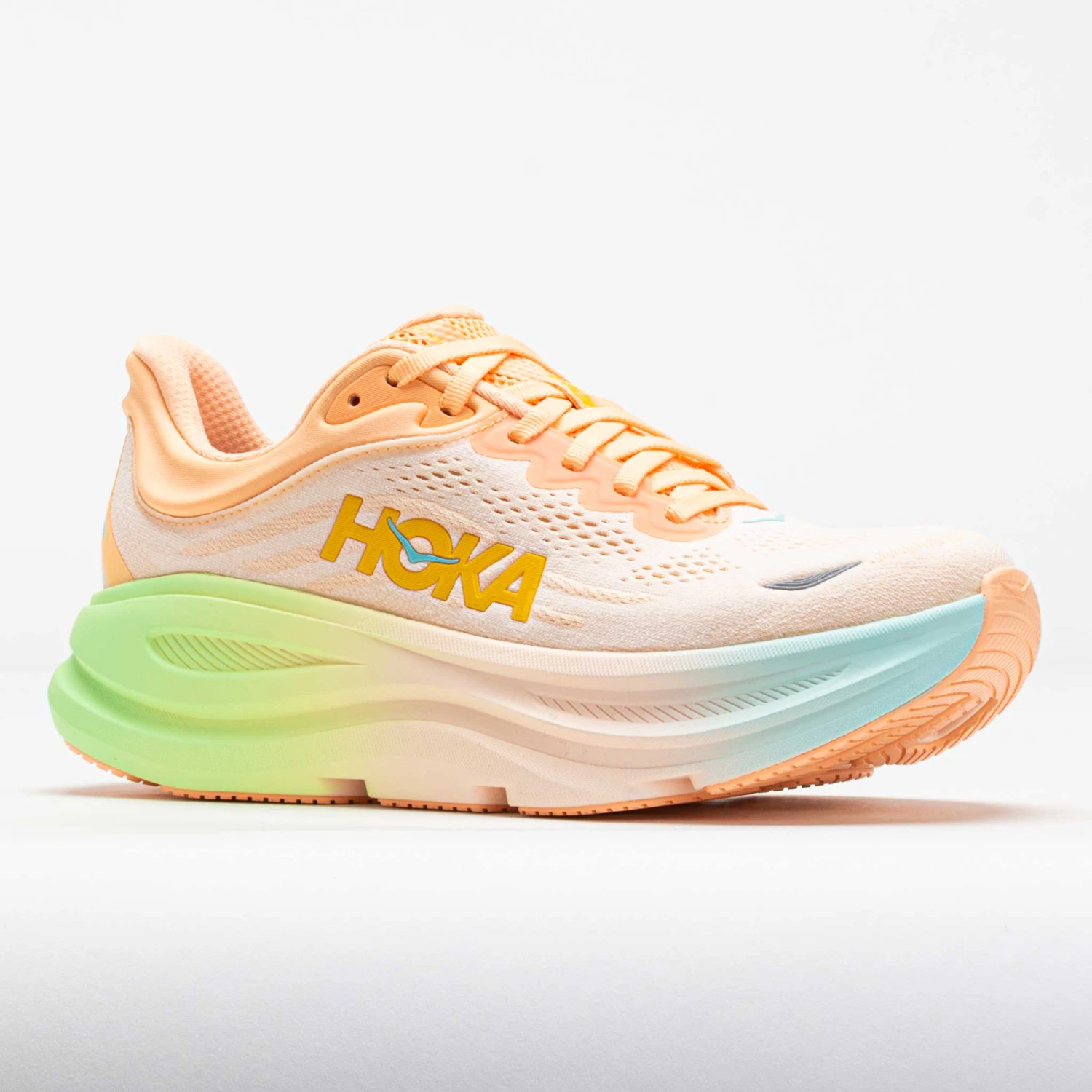HOKA Bondi 9 Men's Frost/Pale Tangerine 5 HOKA Bondi 9 Men's Frost/Pale Tangerine - Image 5