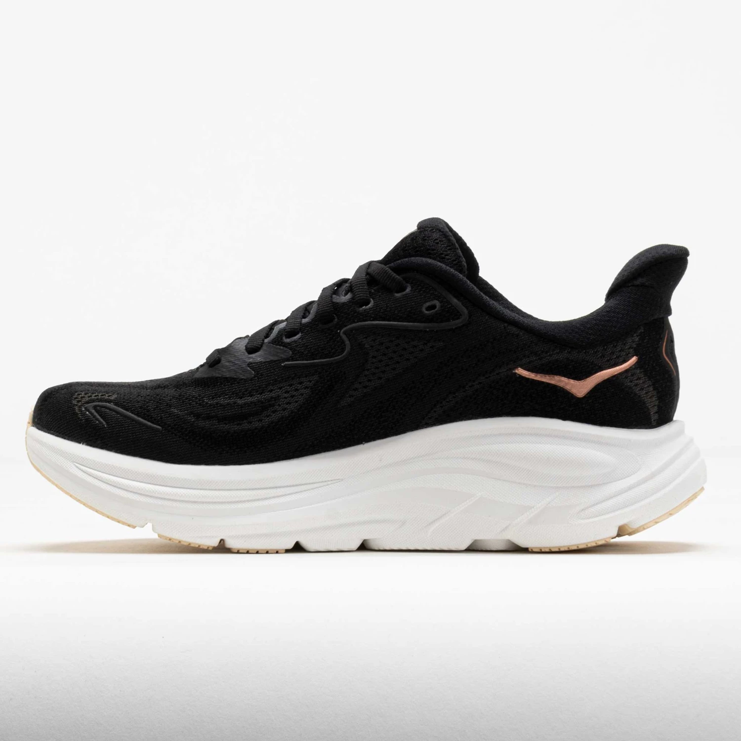 HOKA Clifton 10 Women's Black/Rose Gold 2 HOKA Clifton 10 Women's Black/Rose Gold - Image 2