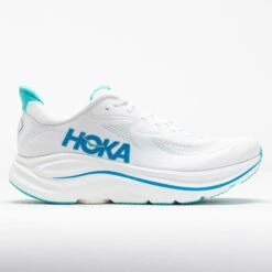 HOKA Clifton 10 Men's White/Skyward Blue