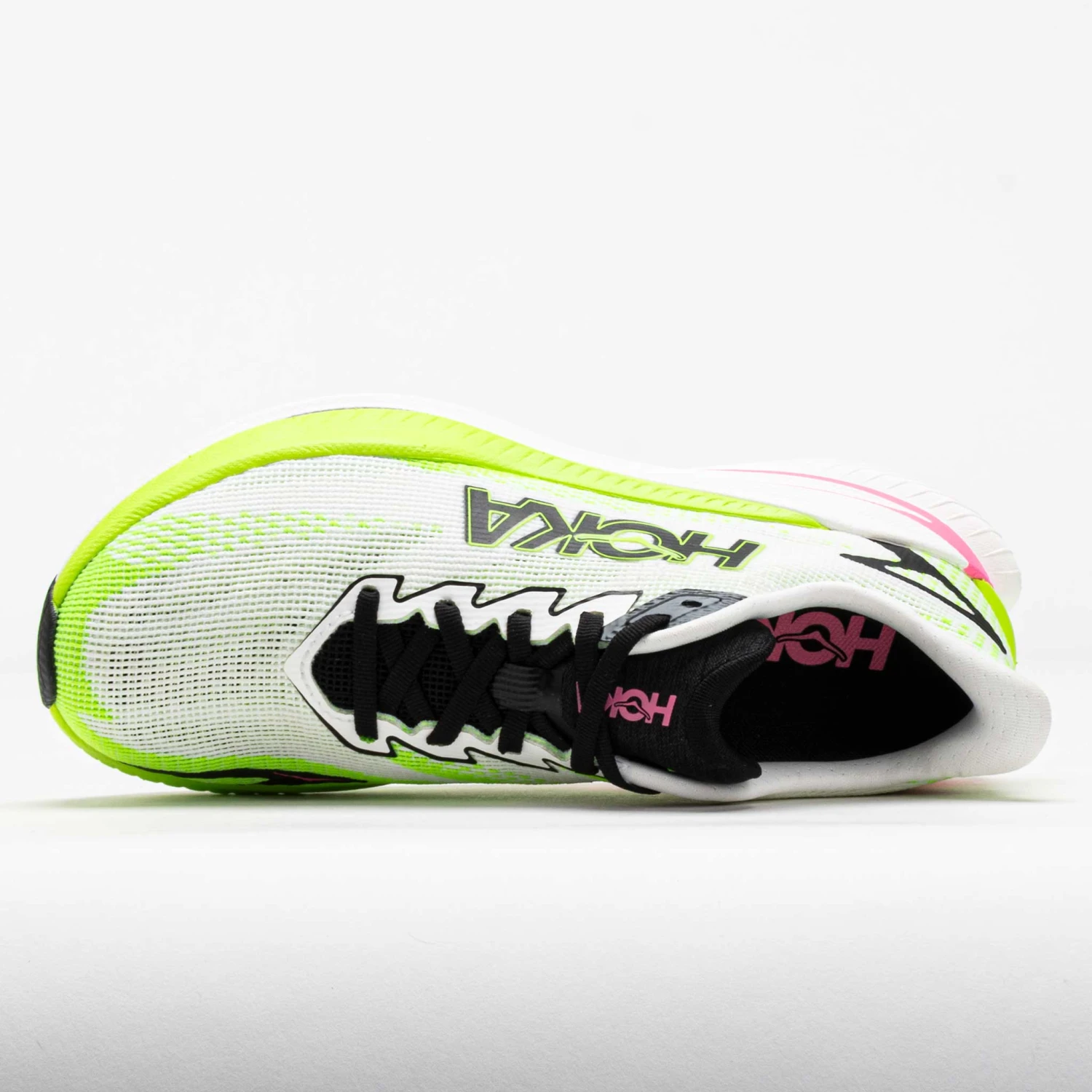HOKA Mach X 3 Women's White/Neon Lime 3 HOKA Mach X 3 Women's White/Neon Lime - Image 3