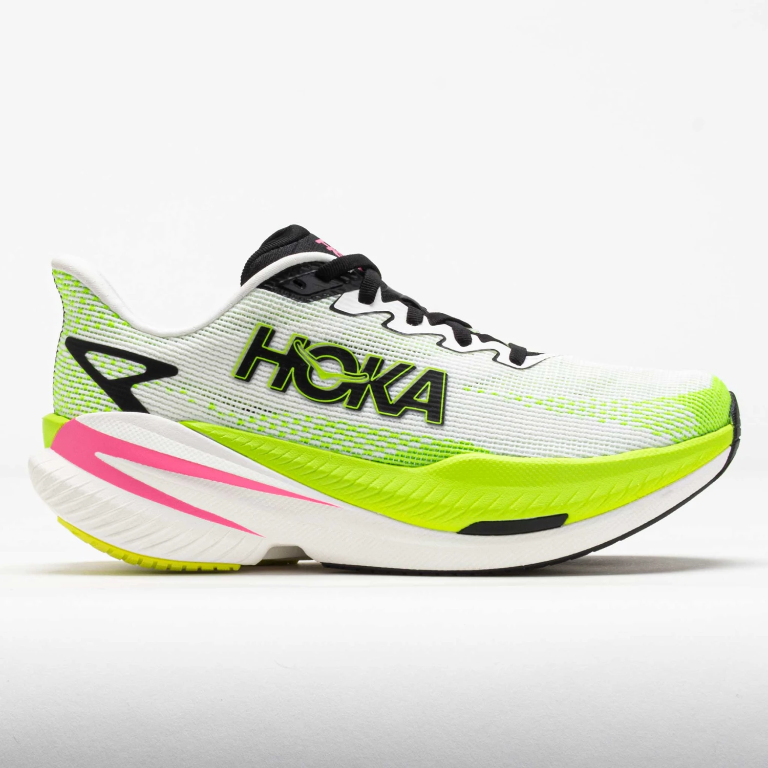 HOKA Mach X 3 Women's White/Neon Lime 1 HOKA Mach X 3 Women's White/Neon Lime