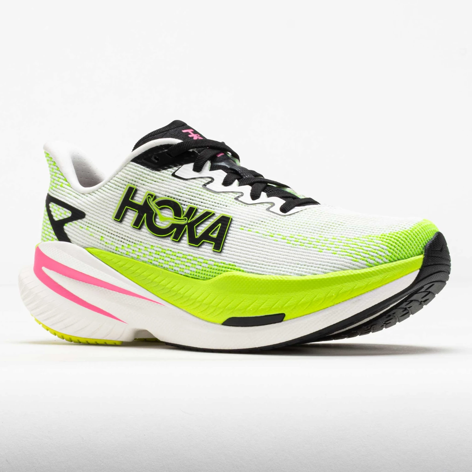 HOKA Mach X 3 Women's White/Neon Lime 5 HOKA Mach X 3 Women's White/Neon Lime - Image 5