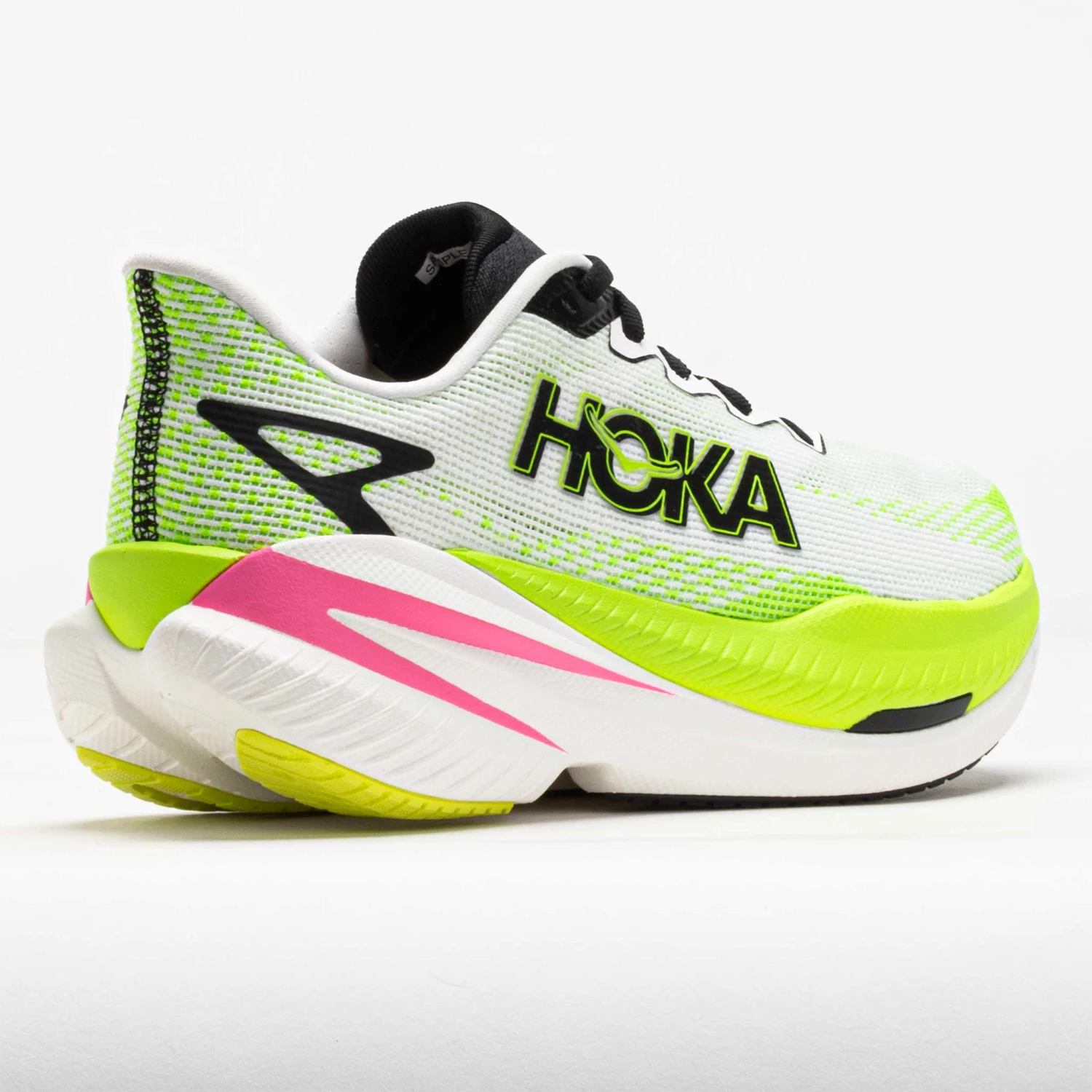 HOKA Mach X 3 Women's White/Neon Lime 6 HOKA Mach X 3 Women's White/Neon Lime - Image 6