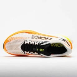 HOKA Mach X 3 Men's White/Neon Tangerine 8 HOKA Mach X 3 Men's White/Neon Tangerine -Holabird Sports 043021 2