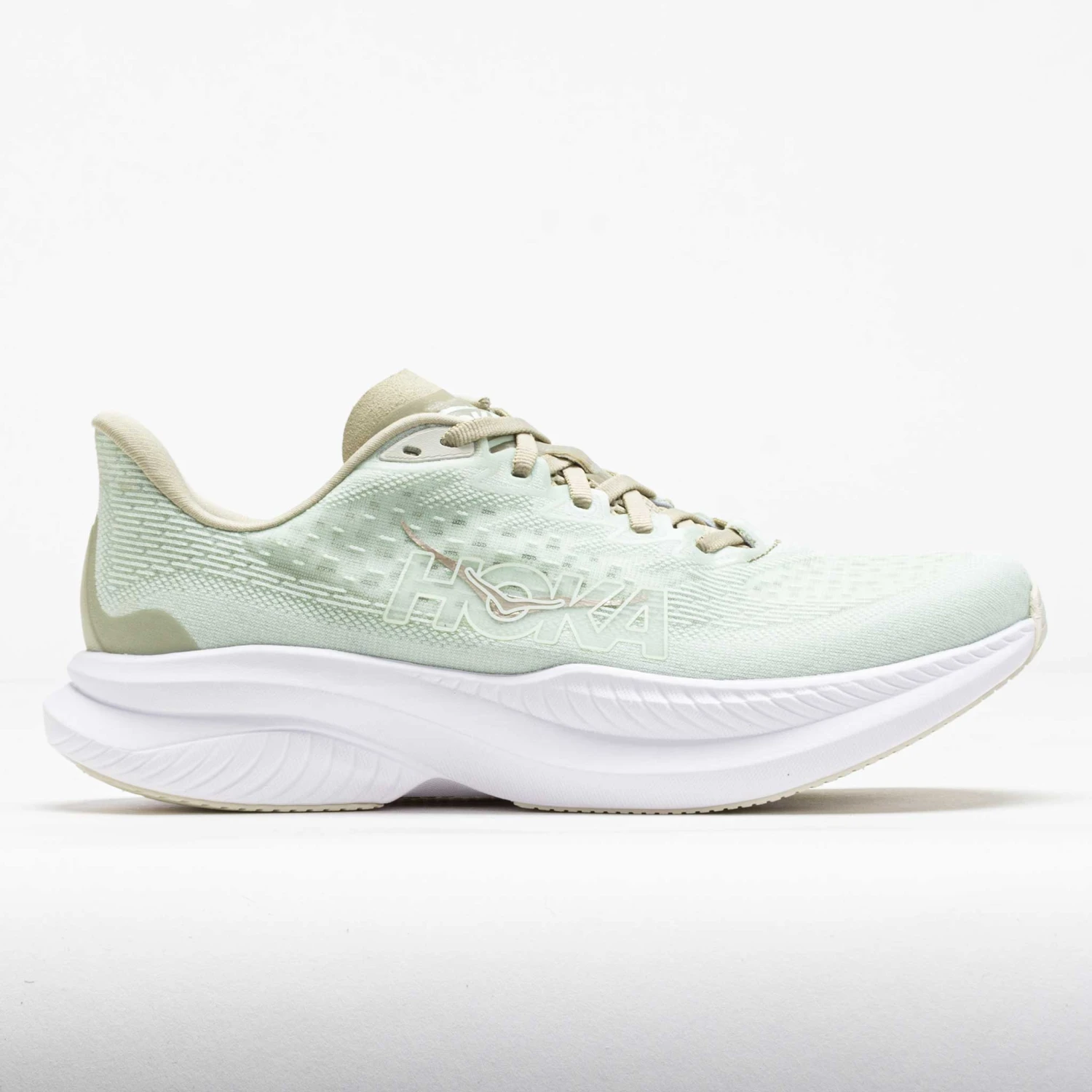 HOKA Mach 6 Women's Oyster Mushroom/Truffle Salt 1 HOKA Mach 6 Women's Oyster Mushroom/Truffle Salt