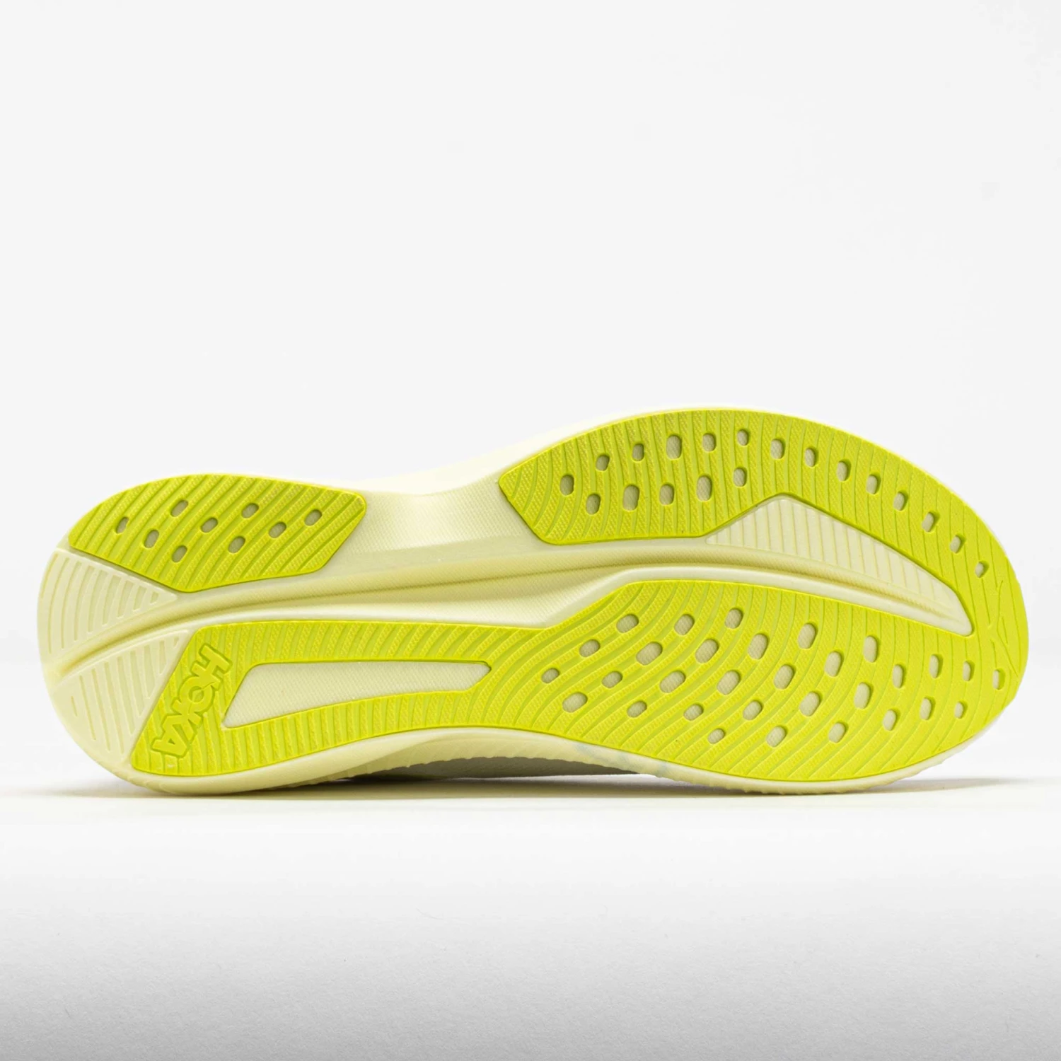 HOKA Mach 6 Women's White/Neon HOKA Citrus 4 HOKA Mach 6 Women's White/Neon HOKA Citrus - Image 4