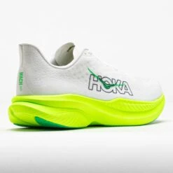 HOKA Mach 6 Men's White/Neon Lime 11 HOKA Mach 6 Men's White/Neon Lime -Holabird Sports 043048 6