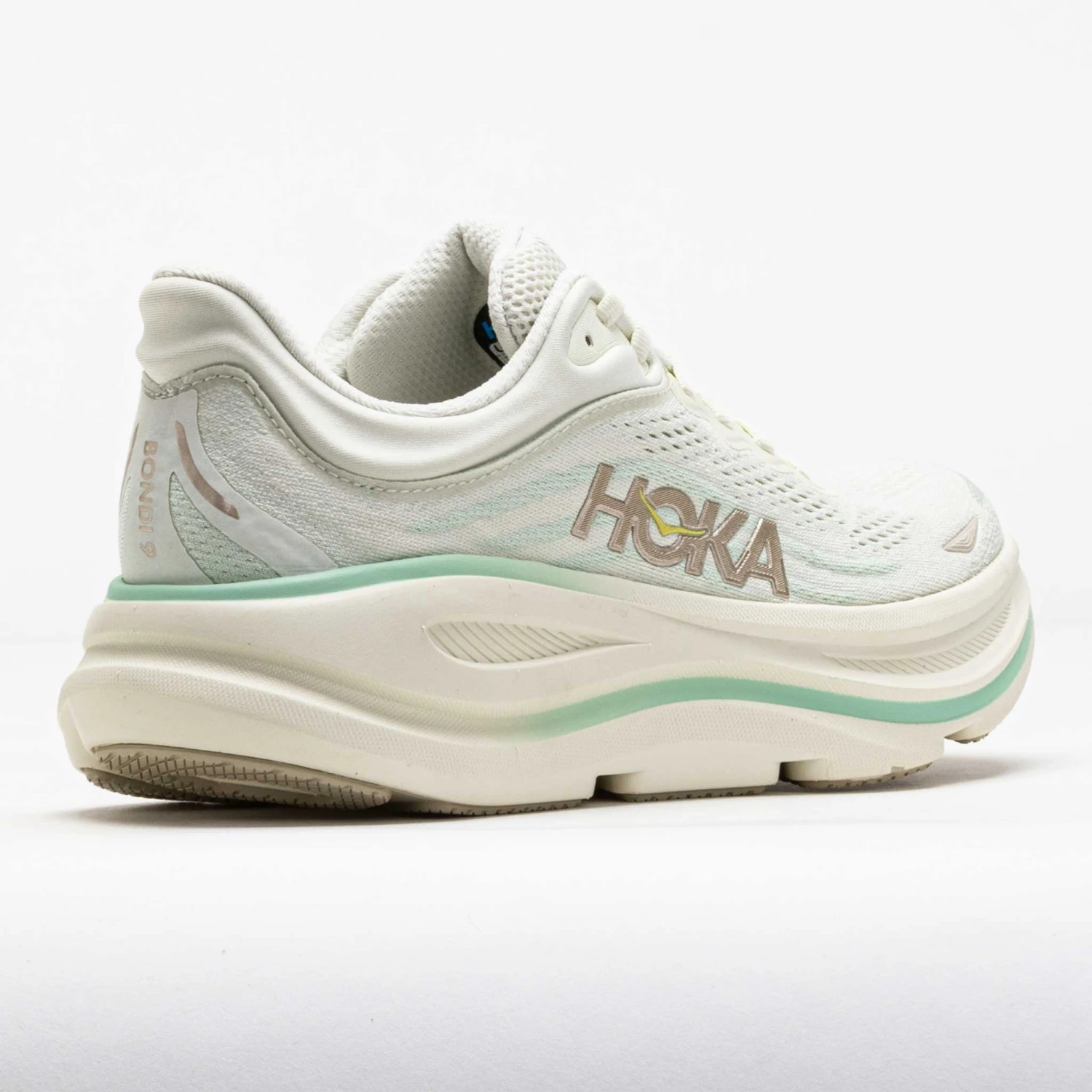 HOKA Bondi 9 Women's Truffle Salt/Sea Glass 6 HOKA Bondi 9 Women's Truffle Salt/Sea Glass - Image 6