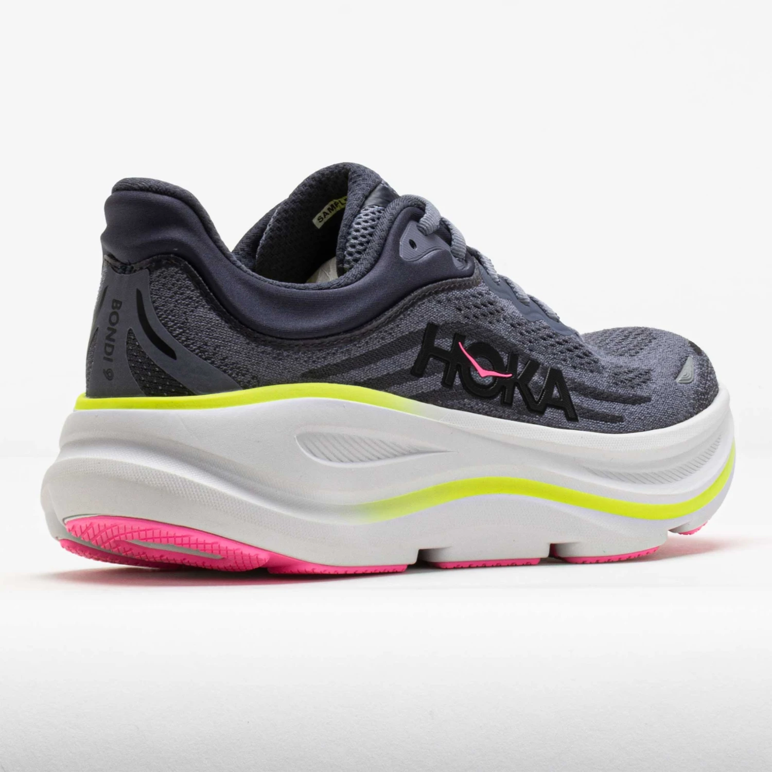 HOKA Bondi 9 Women's Charcoal Grey/Grey Skies 6 HOKA Bondi 9 Women's Charcoal Grey/Grey Skies - Image 6