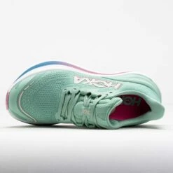 HOKA Skyward X Women's Jadeite/Dried Rose -Holabird Sports 043275 2