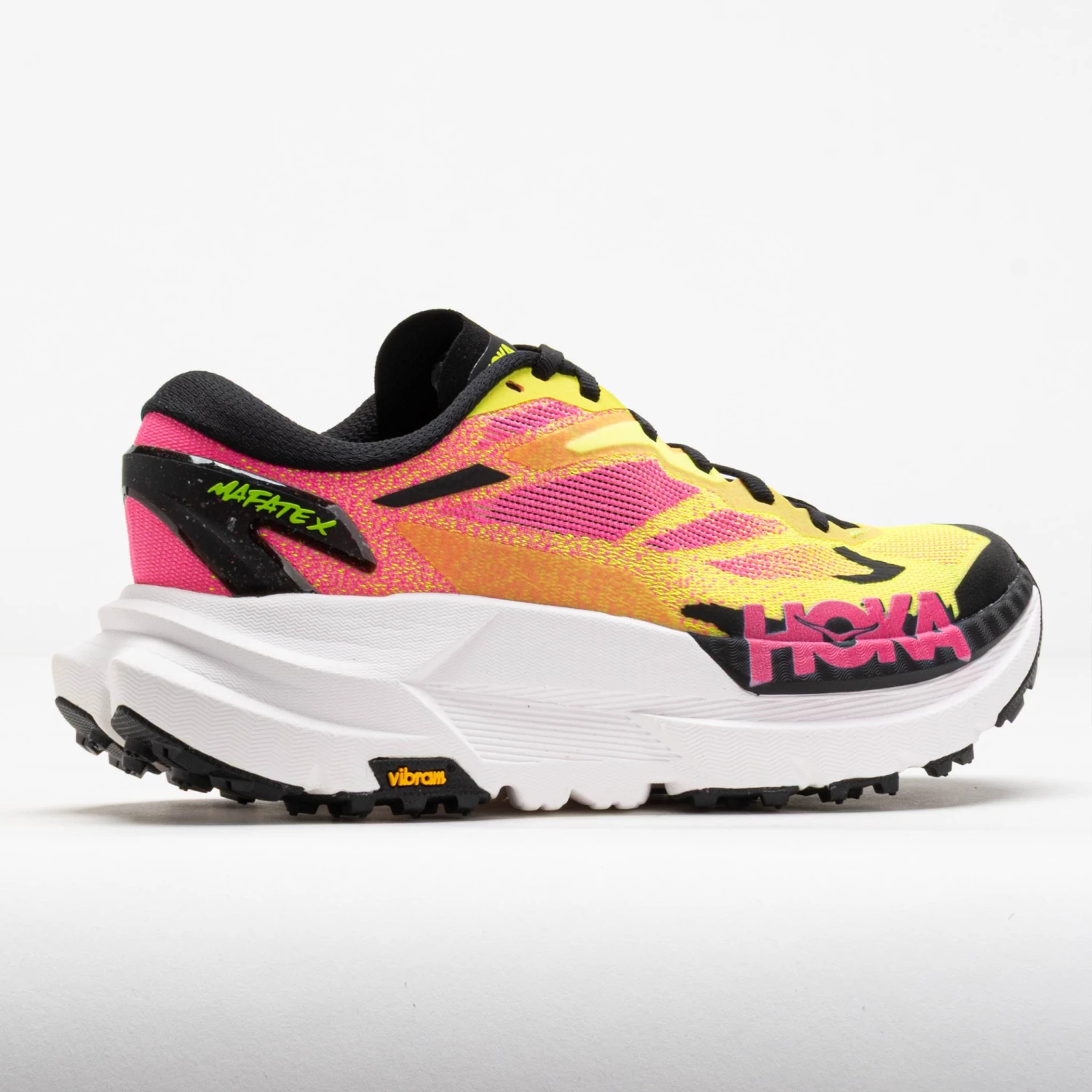 HOKA Mafate X Women's Neon HOKA Citrus/Neon Rose 6 HOKA Mafate X Women's Neon HOKA Citrus/Neon Rose - Image 6