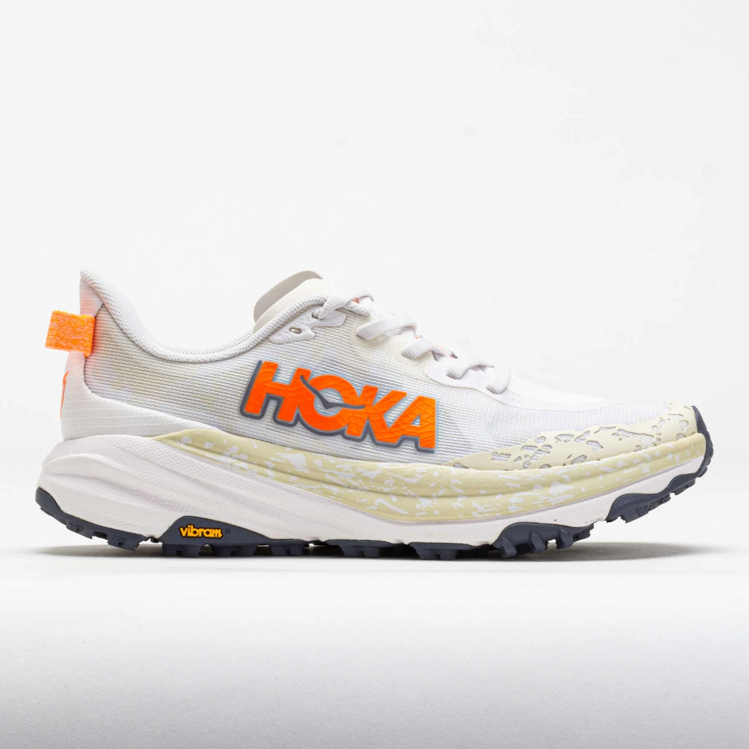 HOKA Speedgoat 6 Men's White/Neon Tangerine 1 HOKA Speedgoat 6 Men's White/Neon Tangerine