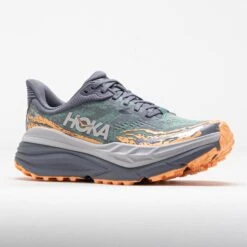 HOKA Stinson 7 Women's Grey Skies/Pale Tangerine -Holabird Sports 043335 5