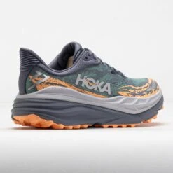 HOKA Stinson 7 Women's Grey Skies/Pale Tangerine -Holabird Sports 043335 6