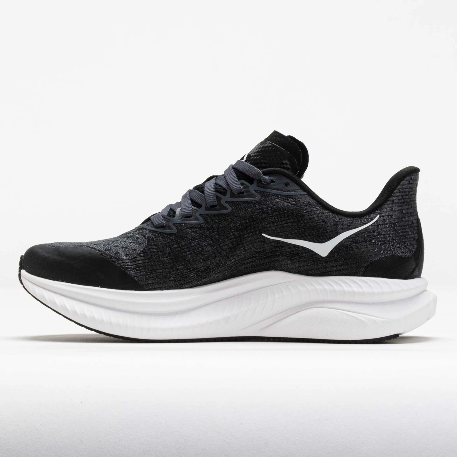 HOKA Mach 6 Junior Black/White 2 HOKA Mach 6 Junior Black/White - Image 2