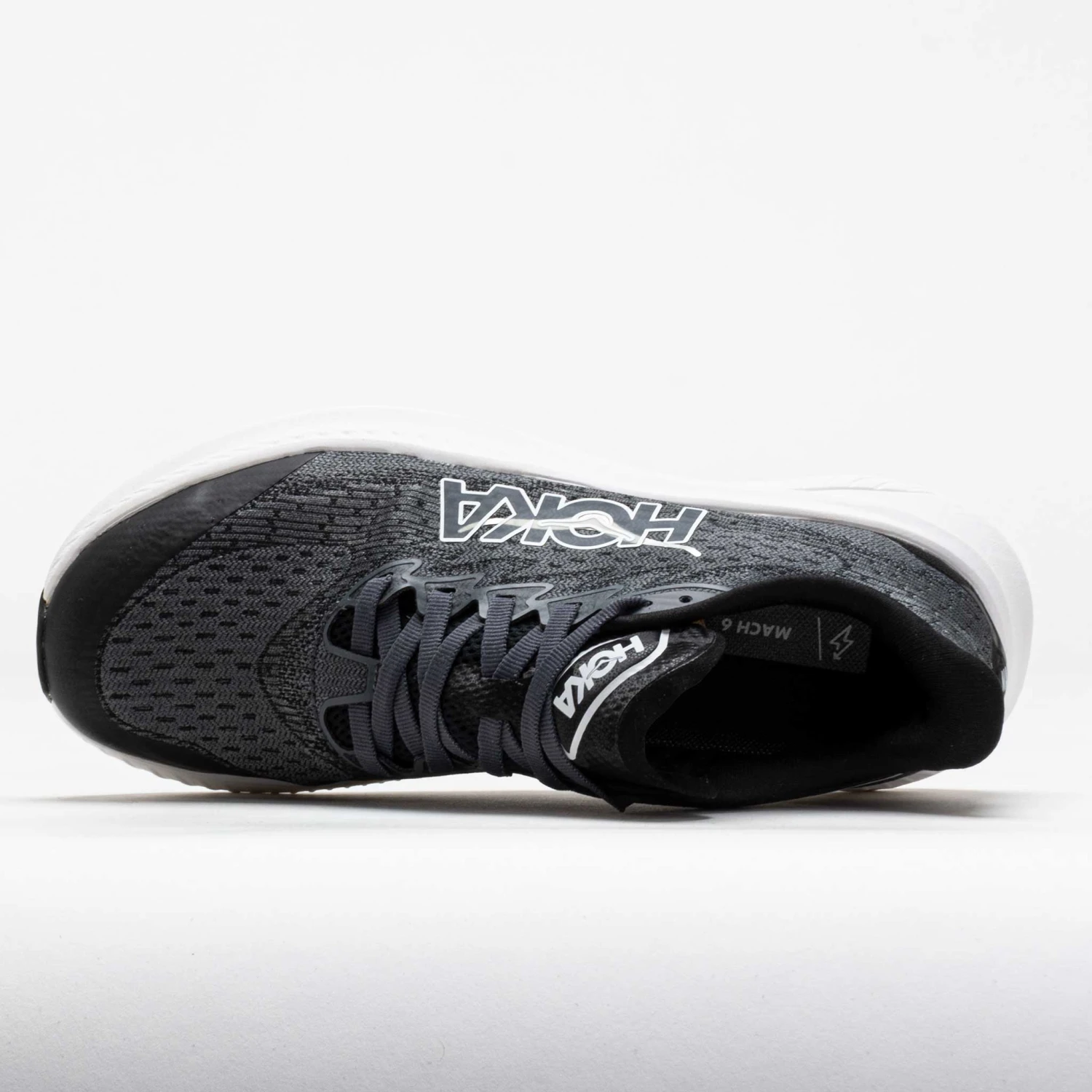 HOKA Mach 6 Junior Black/White 3 HOKA Mach 6 Junior Black/White - Image 3