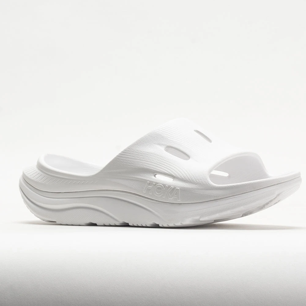 HOKA Ora Recovery Slide 3 Unisex White/White 5 HOKA Ora Recovery Slide 3 Unisex White/White - Image 5