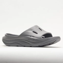 HOKA Ora Recovery Slide 3 Unisex Grey/Grey 10 HOKA Ora Recovery Slide 3 Unisex Grey/Grey -Holabird Sports 570608 5