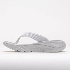 HOKA Ora Recovery Flip Men's Lunar Rock/White 8 HOKA Ora Recovery Flip Men's Lunar Rock/White -Holabird Sports 570734 1