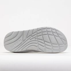 HOKA Ora Recovery Flip Men's Lunar Rock/White 9 HOKA Ora Recovery Flip Men's Lunar Rock/White -Holabird Sports 570734 4