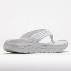 HOKA Ora Recovery Flip Men's Lunar Rock/White 11 HOKA Ora Recovery Flip Men's Lunar Rock/White -Holabird Sports 570734 6
